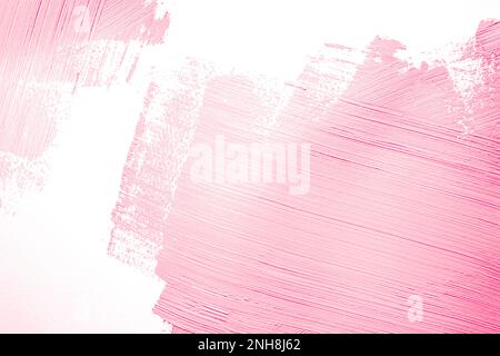 Pinceau de peinture à l'huile rose tendre. Toile de fond sans couture haute résolution peinte à l'huile. Espace de copie pour le texte, le travail d'art de conception ou le produit. Espace vide pour d Banque D'Images