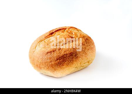 levain isolé sur fond blanc, boulangerie maison Banque D'Images