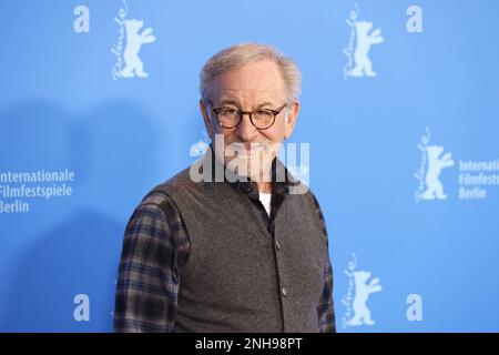 LE réalisateur, producteur et scénariste AMÉRICAIN Steven Spielberg pose lors d'un appel photo pour le film "les Fabelmans", présenté comme „Homage“ au Grand Hyatt H. Banque D'Images