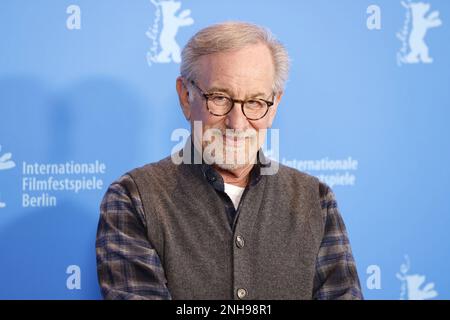 LE réalisateur, producteur et scénariste AMÉRICAIN Steven Spielberg pose lors d'un appel photo pour le film "les Fabelmans", présenté comme „Homage“ au Grand Hyatt H. Banque D'Images