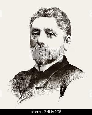 Alexandre Gustave Eiffel, 1832 – 1923, ingénieur français Banque D'Images