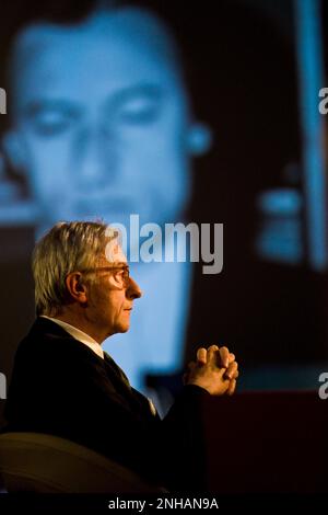 Vittorio Feltri, Milan, 2010 Banque D'Images