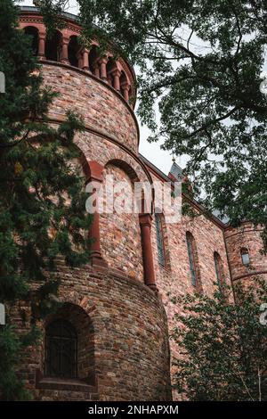 Abbaye d'Eibingen (en allemand : Abtei St. Hildegard) est une communauté de religieuses bénédictines à Eibingen près de Ruedesheim à Hesse, en Allemagne Banque D'Images