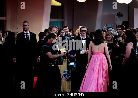 Venise, Venise, Italie, 08th septembre 2022, Ana de Armas, Brad Pitt, Andrew Dominik, Adrien Brody, Julianne Nicholson ana Warren Ellis assistent au Banque D'Images