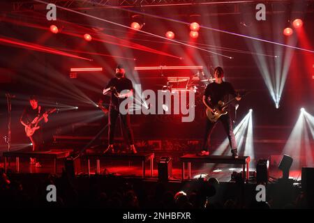 Fort Lauderdale, Floride, États-Unis. 20th févr. 2023. Août Burns Red se produit à Revolution Live sur 20 février 2023 à fort Lauderdale, en Floride. Crédit : Mpi04/Media Punch/Alamy Live News Banque D'Images