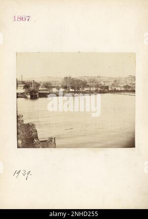 Vue de Richmond, Virginie 19th Century Mathew Brady, Quartermaster, et d'autres photos de la guerre civile Banque D'Images