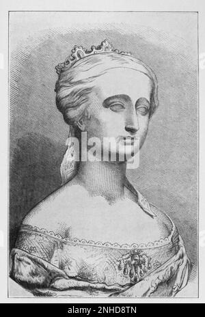 1860 environ : L'impératrice française Eugénie ( Eugenia de Montijo de Guzman - Grenade 1826 - Madrid 1920 ) , épouse de l'empereur français Napoléon III ( 1808 - 1873 , fils de Louis BONAPARTE et Hortense de Beauharnais ) . Portrait du sculpteur Comte de Nieuwerkeke - REALI - royalties - nobili - nobiltà - Napoleone III - imperatrice - ritratto - RISORGIMENTO - busto - statua --- Archivio GBB Banque D'Images