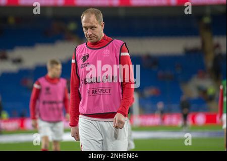 Cardiff, pays de Galles 13 novembre 2021. Coupe du monde de la FIFA 2022 les qualifications du Groupe de l'UEFA E correspondent au pays de Galles et au Bélarus. Crédit : will Cheshire Banque D'Images