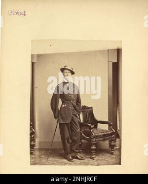 Le général William Francis Bartlett 19th Century Mathew Brady, Quartermaster, et d'autres photographies de la guerre civile Banque D'Images
