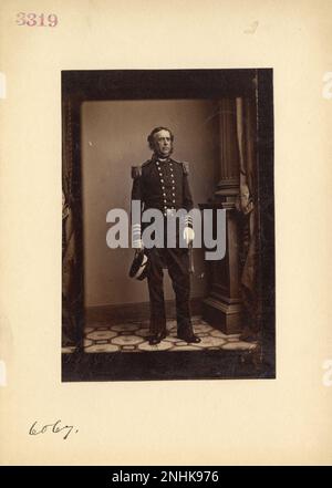 Amiral Samuel F. Dupont 19th Century Mathew Brady, Quartermaster, et autres photographies de la guerre civile Banque D'Images