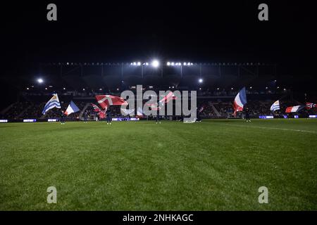 Angers, France. 21st févr. 2023. Angers, France, 21 février 2023: Avant le match international amical entre la France et la Norvège au stade Raymond KOPA à Angers, France (Ane Frosaker/SPP) crédit: SPP photo de presse sportive. /Alamy Live News Banque D'Images