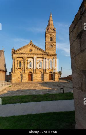 Besakana chappel, église dans le centre historique du palais royal complexe Rova d'Antananarivo, Madagascar Banque D'Images