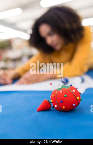 portrait d'un neddle dans un atelier Banque D'Images