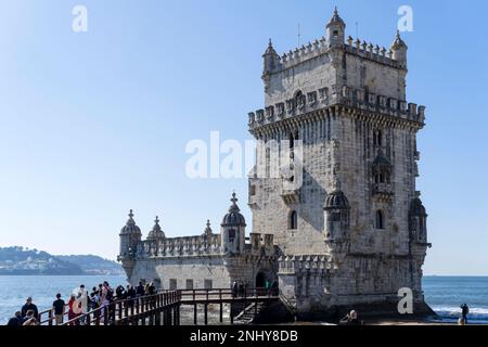 Tour Belém à Lissabon/Portugal Banque D'Images