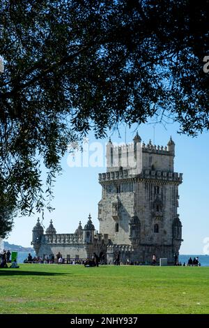 Tour Belém à Lissabon/Portugal Banque D'Images