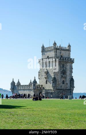 Tour Belém à Lissabon/Portugal Banque D'Images