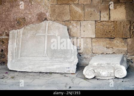 Grèce, Dodécanèse, Rhodes Island Ialysos village Filerimos Chevaliers Hospitalers monastère pt 2 Banque D'Images