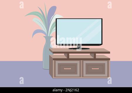 Employé professionnel du service de réparation de la ventilation Illustration de Vecteur