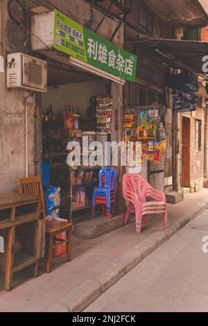 Vieille allée de Guangzhou (style Xiguan) Banque D'Images