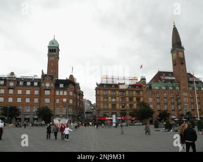 Rådhuspladsen, Copenhague, Danemark, Europe Banque D'Images