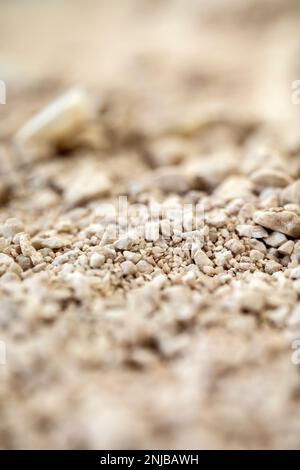 Détails de la texture de grès fond sans couture sable sélectif foyer. macro gros plan couleurs douces Banque D'Images