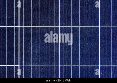 Gros plan du panneau solaire sale Banque D'Images