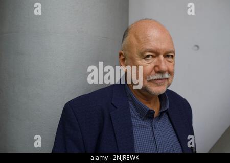 Portrait d'Andrei (Iourievitch) Kourkov (Kurkov) (Andrew Kurkow) (Andrej) (Andrey Yuryevitch) 21/10/2022 ©Basso Cannarsa/opale.photo Banque D'Images