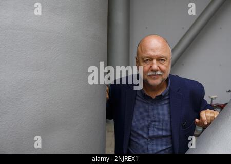 Portrait d'Andrei (Iourievitch) Kourkov (Kurkov) (Andrew Kurkow) (Andrej) (Andrey Yuryevitch) 21/10/2022 ©Basso Cannarsa/opale.photo Banque D'Images