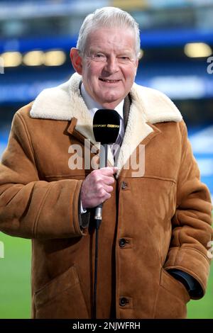 Photo du dossier datée du 31-12-2016 du commentateur de BBC Sport John Motson, décédé à l'âge de 77 ans. Date de publication : jeudi 23 février 2023. Banque D'Images