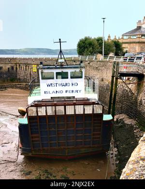 Weston-Super-mare - 14th mai 2021:Westward HO Island Ferry Banque D'Images