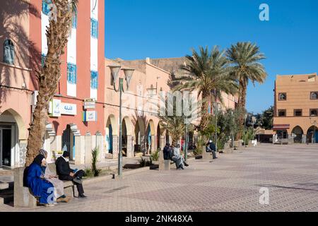 Afrika, Marokko, Südmarokko, Tata, place Al Massira Banque D'Images