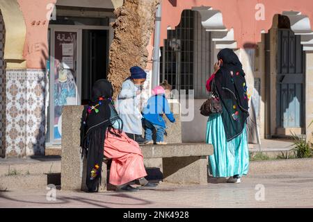 Afrika, Marokko, Südmarokko, Tata, place Al Massira Banque D'Images