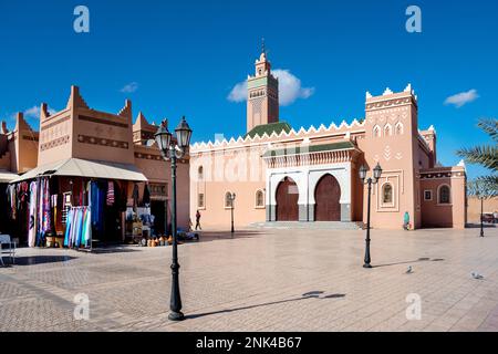 Afrika, Marokko, Südmarokko, Zagora, Moschee Mohammed VI Bd. AM Mohammed V. Banque D'Images