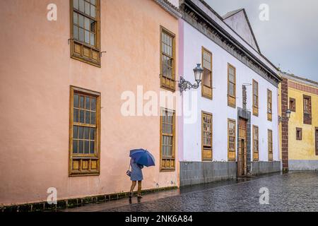 Casa de la Alhóndiga, à San Cristobal de la Laguna, Tenerife, Espagne Banque D'Images