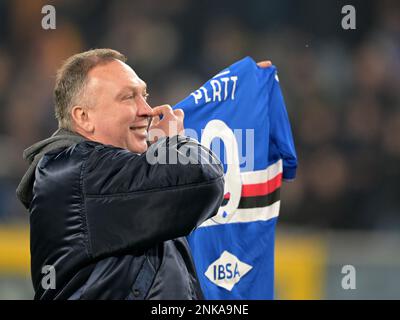 GÊNES - David Platt pendant la série italienne Un match entre UC Sampdoria et FC Internazionale Milan au stade Luigi Ferraris sur 13 février 2023 à Gênes, Italie. AP | hauteur néerlandaise | GERRIT DE COLOGNE Banque D'Images