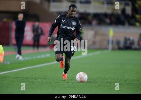 UEFA Europa League jouer, comme Monaco V Bayer 04 Leverkusen Banque D'Images