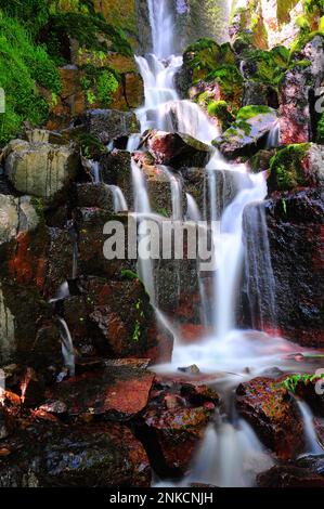 Cascade, Nideck, Vosges, Alsace, France Banque D'Images