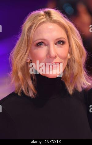 Berlin, Allemagne. 23rd févr. 2023. L'actrice australienne Cate Blanchett participe à la projection de Tar lors du Festival du film de Berlin 73rd au Grand Hyatt de Berlin jeudi, 23 février 2023. Photo de Rune Hellestad/ Credit: UPI/Alay Live News Banque D'Images