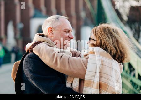 Romantic senior couple Banque D'Images