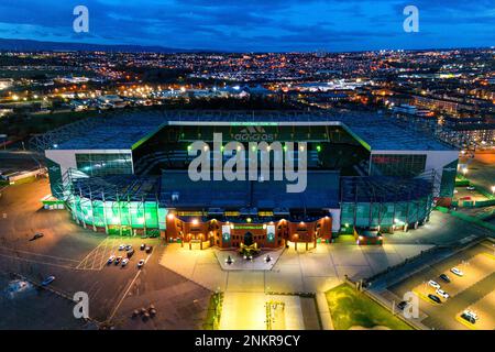 Celtic Park, stade du Celtic FC, Parkhead, Glasgow, Écosse, Royaume-Uni Banque D'Images