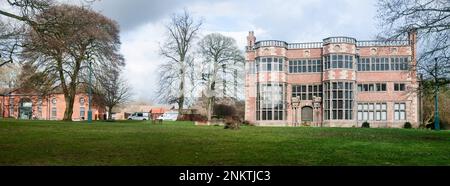 Autour du Royaume-Uni - Astley Hall Museum and Art Gallery. Chorley, sous le soleil d'hiver Banque D'Images