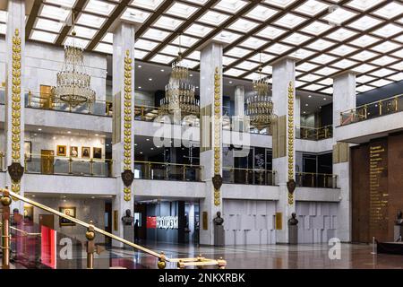 Moscou, Russie - 22 février 2023 : salle du Musée de la Grande Guerre patriotique (Musée de la victoire), objet principal du Parc commémoratif de la victoire sur Poklonnaya Gor Banque D'Images