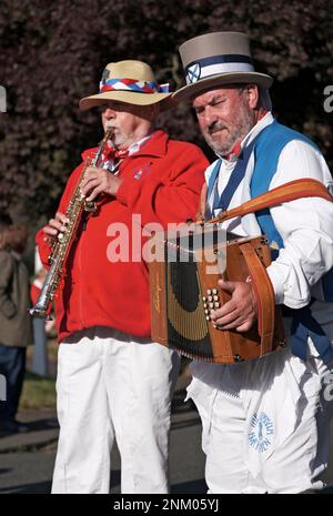 Le Whalton Baal, un festival traditionnel du milieu de l'été, Northumberland, Angleterre Banque D'Images