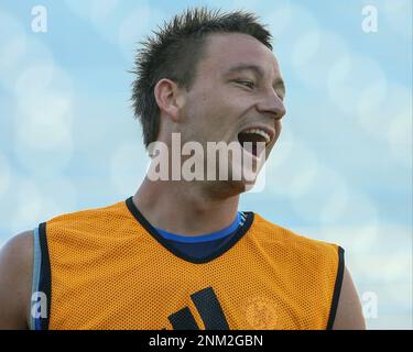 John Terry à la séance d'entraînement de Chelsea avant le match All-Star de la MLS. Banque D'Images