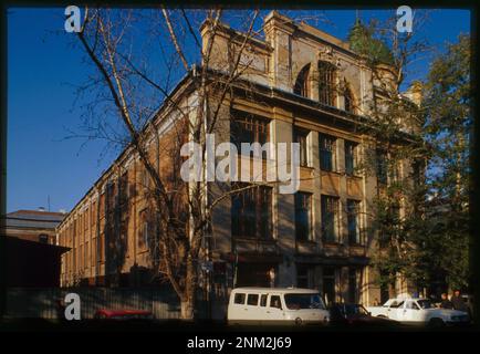 Bâtiment Vtorov (Anokhin Street, 1907), Chita, Russie. Collection de photographies Brumfield. Installations commerciales,Fédération de Russie,2000. , Fédération de Russie,Chitinskaia oblast ,Chita. Banque D'Images