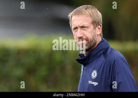 Photo du dossier datée du 13-09-2022 de Graham Potter, qui a révélé certains joueurs de Chelsea senior lui a dit que les préparatifs d'avant-saison de l'été dernier sous son prédécesseur étaient les pires qu'ils avaient jamais connu. Date de publication : vendredi 24 février 2023. Banque D'Images