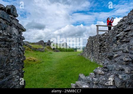 Castell y Bere, Dysynni Vallée, Gwynedd, Pays de Galles Banque D'Images