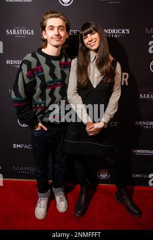 Pinky Promises Productions & Festival "STARLING GIRL" réception parrainée par MARBl Toronto au Zooz Cinema Center avec: Austin Abrams, Laurel Parmet où: Park City, Utah, États-Unis quand: 22 janv. 2023 crédit: Lu Chau/WENN Banque D'Images