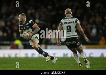 Leeds, Royaume-Uni. 24th févr. 2023. Blake Austin de Leeds Rhinos*** lors du match de la Betfred Super League entre Leeds Rhinos et Hull FC au stade Headingley, Leeds, Royaume-Uni, le 24 février 2023. Photo de Simon Hall. Utilisation éditoriale uniquement, licence requise pour une utilisation commerciale. Aucune utilisation dans les Paris, les jeux ou les publications d'un seul club/ligue/joueur. Crédit : UK Sports pics Ltd/Alay Live News Banque D'Images