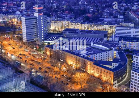 RBB, Masurenallee, Westend, Charlottenburg, Berlin, Allemagne Banque D'Images